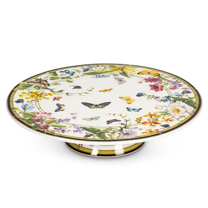 Butterfly Garden Pedestal Cake Stand Image 1