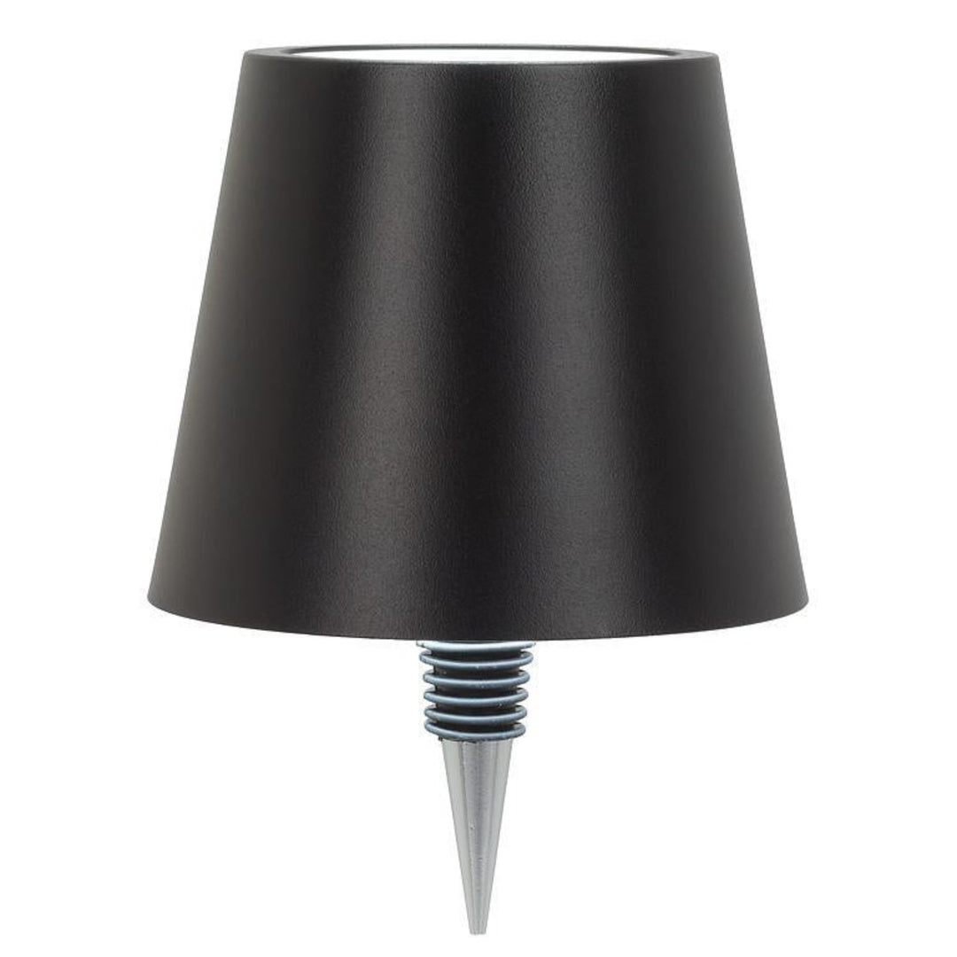 Classic Shade LED Bottle Stopper Light Black