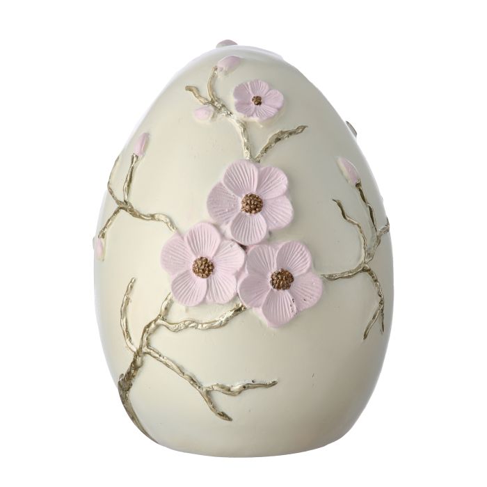 Egg with Cherry Blossom Design Spring Decoration