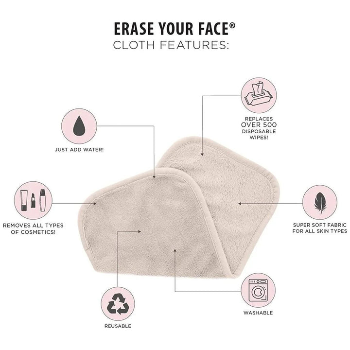 Erase Your Face - Reusable Makeup Removing Cloths