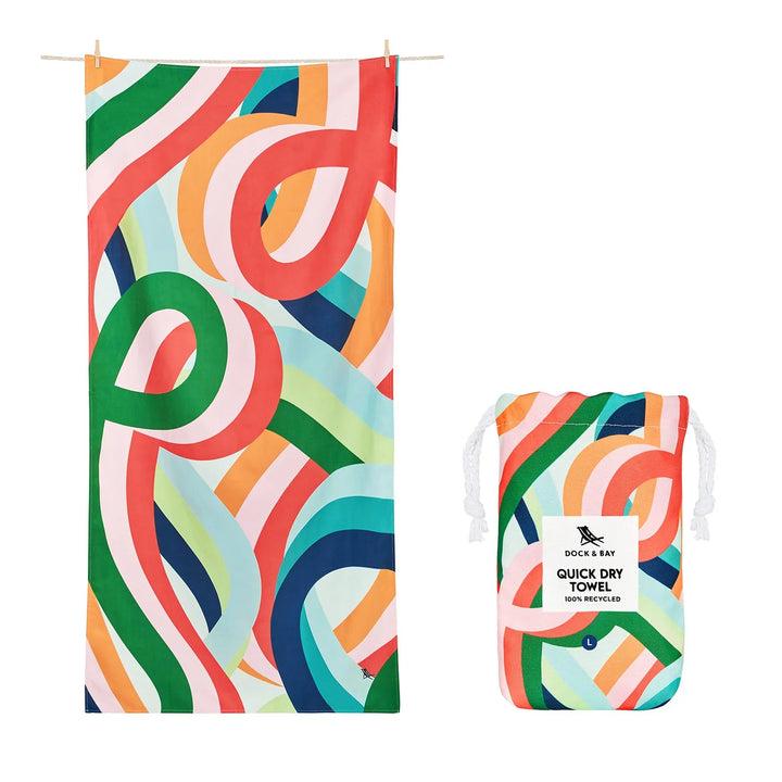 Fruit Loops Quick Dry Beach Towel