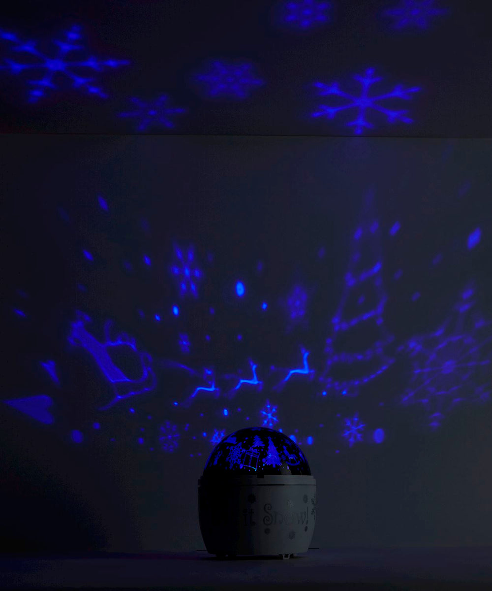 Night Light Projector with Snowflakes and Timer