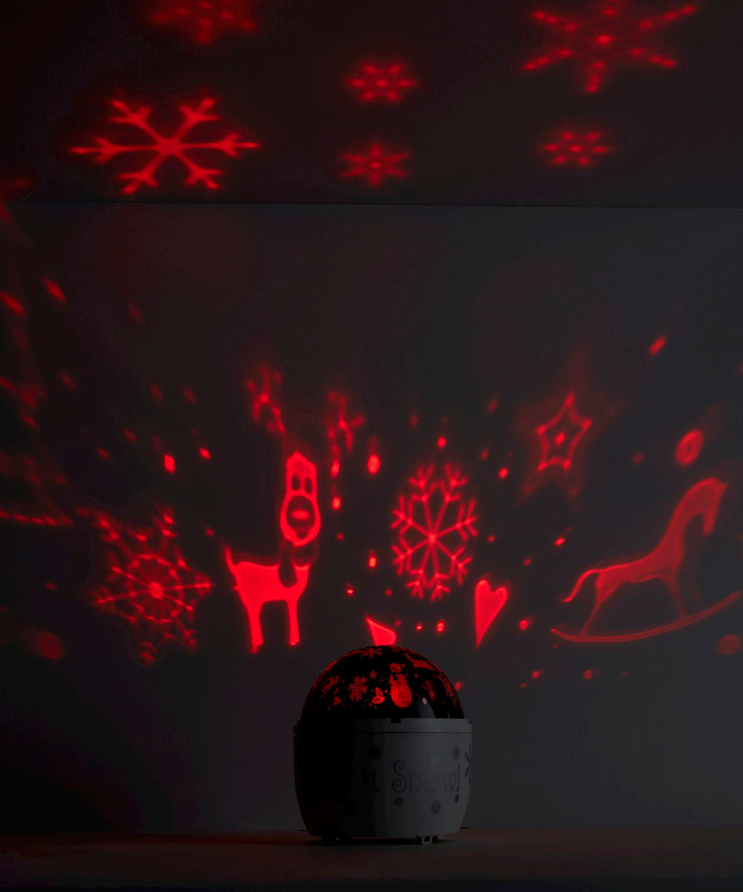 Night Light Projector with Snowflakes and Timer