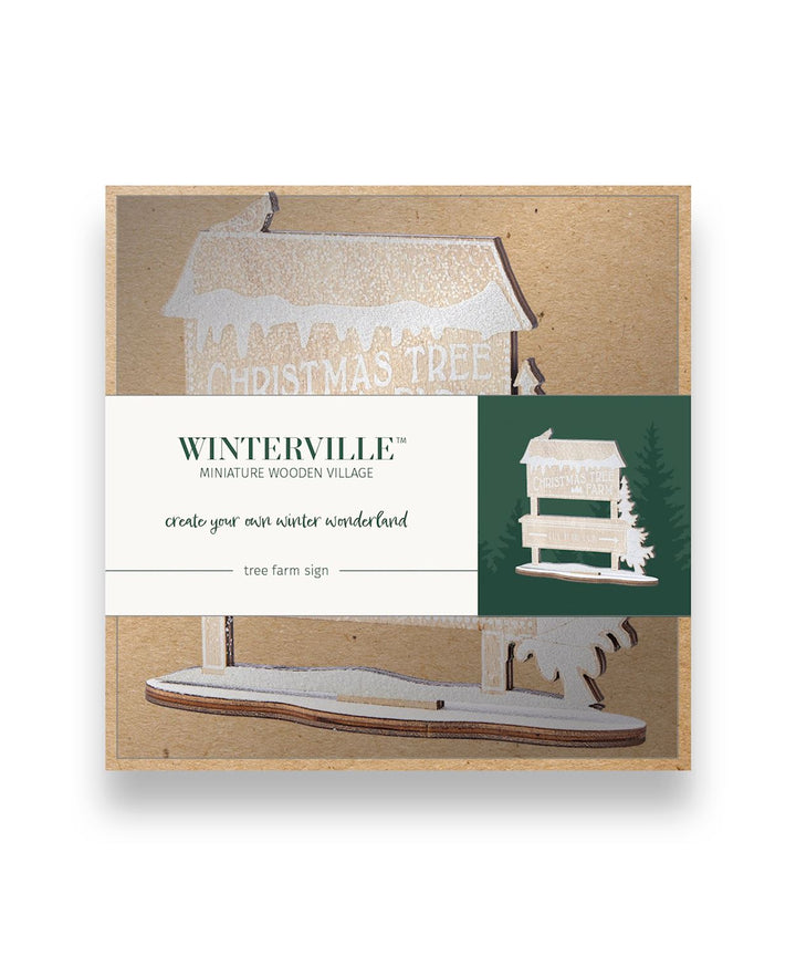 Winterville Wood Christmas Tree Farm Sign