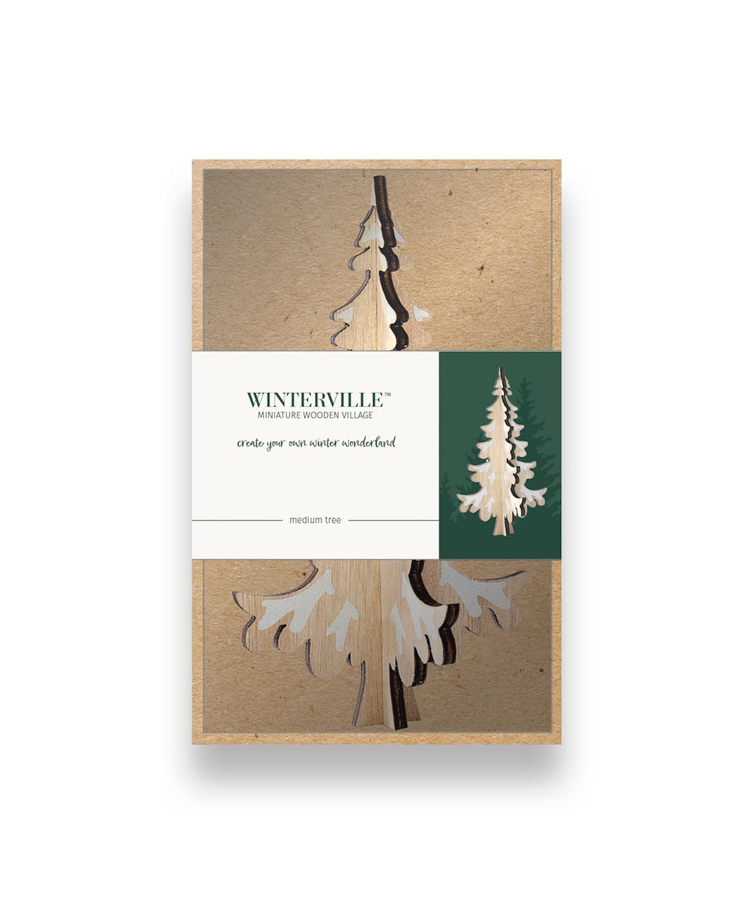 Winterville Wood Christmas Tree Medium