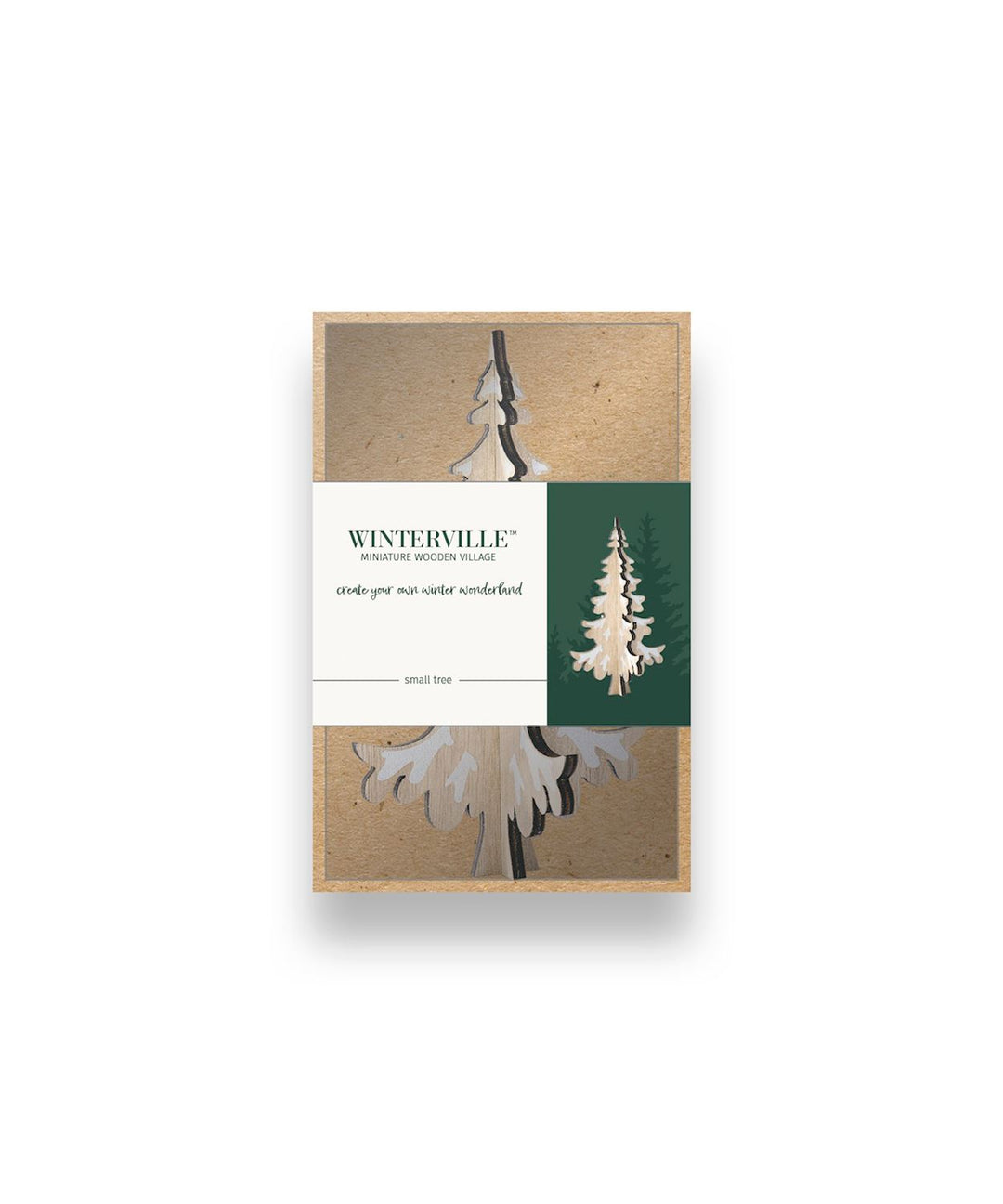 Winterville Wood Christmas Tree Small