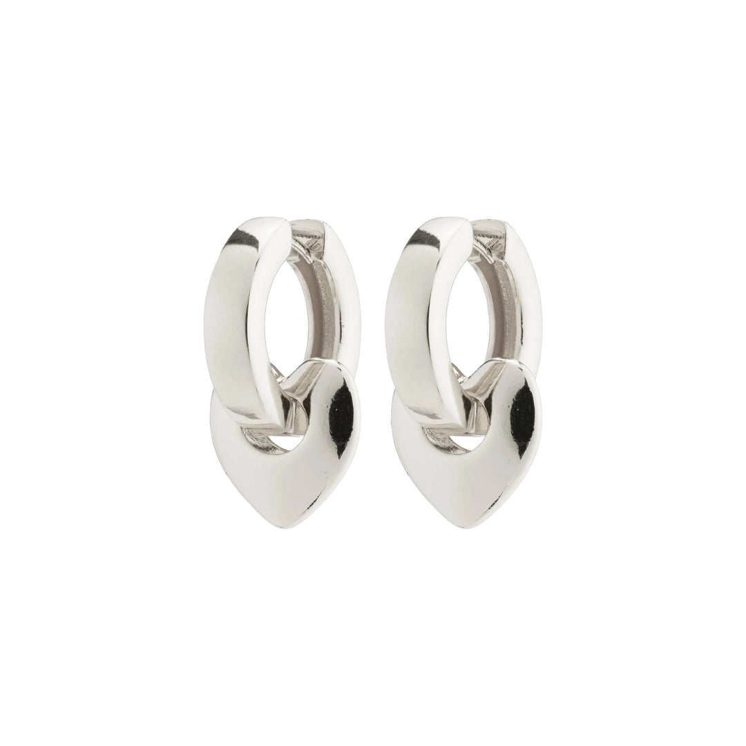 IOKASTE Recycled Silver-Plated Chunky Hoops