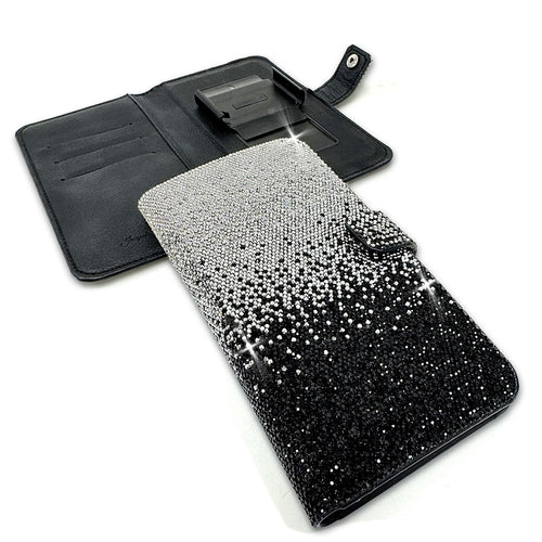Jacqueline Kent Cellphone Wallet Flower Power Black Ombre