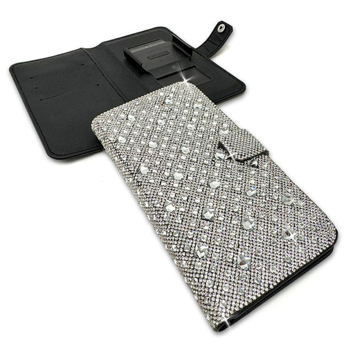 Jacqueline Kent Cellphone Wallet Flower Power Silver