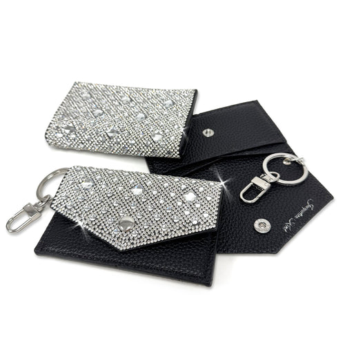 Jacqueline Kent Credit Card Purses Silver