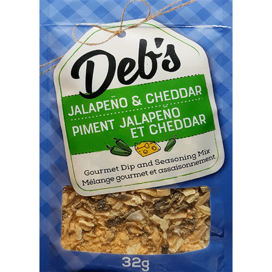 Deb’s Jalapeno and Cheddar Gourmet Dip and Seasoning Mix