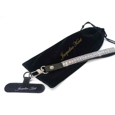 White Diamond - Jacqueline Kent Phone Wrist Lanyard
