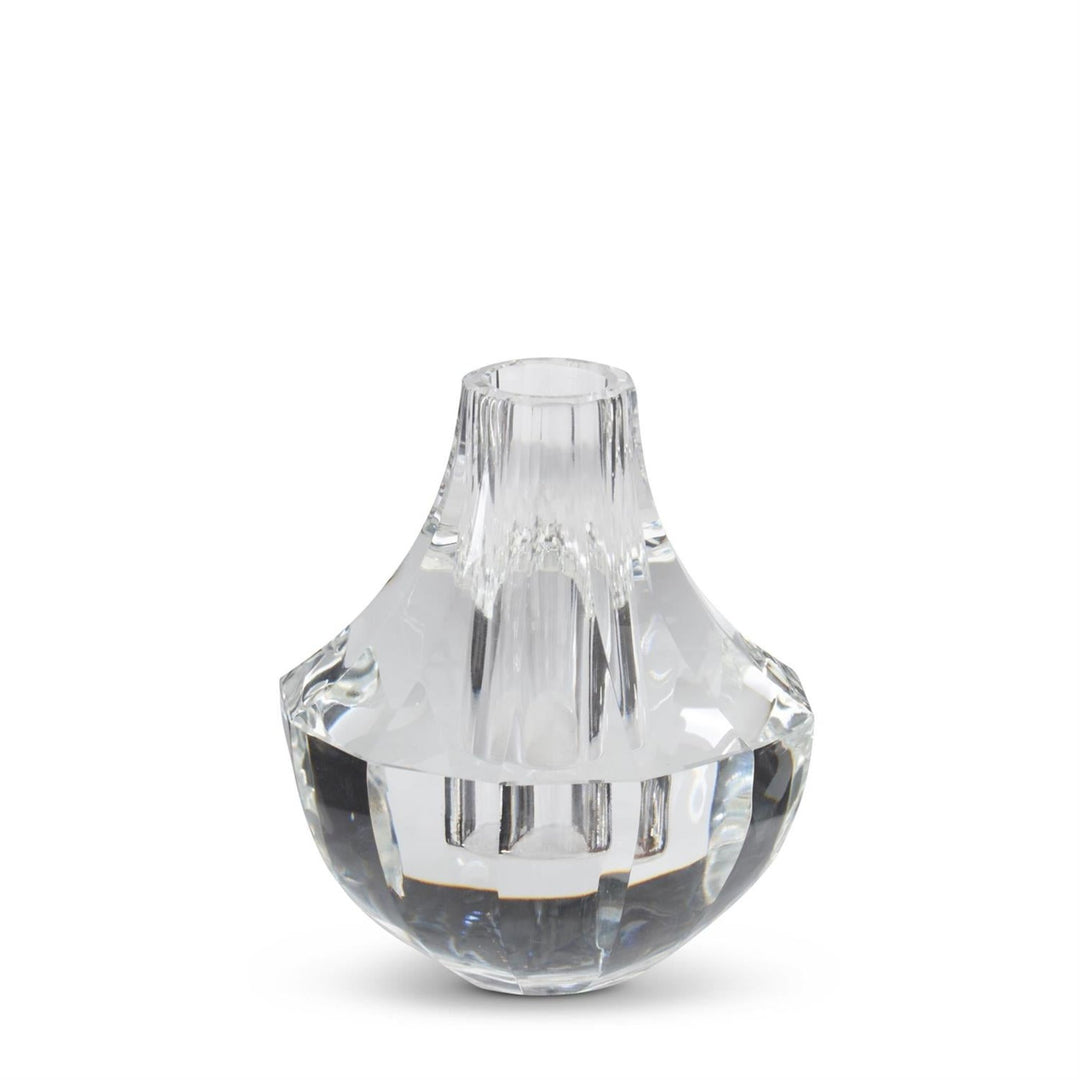 Clear Crystal Bud Vase