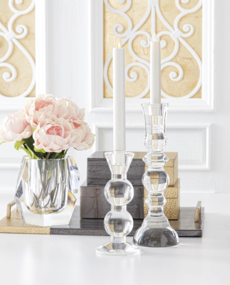 Crystal Taper Candleholder