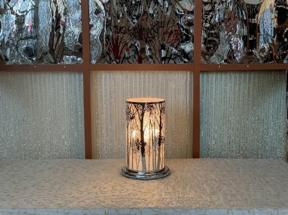 LED Touch Sensor Lamp - Silver Tree