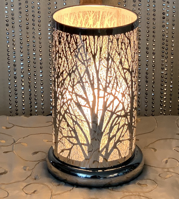 LED Touch Sensor Lamp - Silver Tree