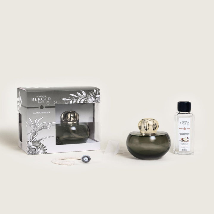 Lampe Berger Holly Grey Lampe Gift Set with Amber Powder