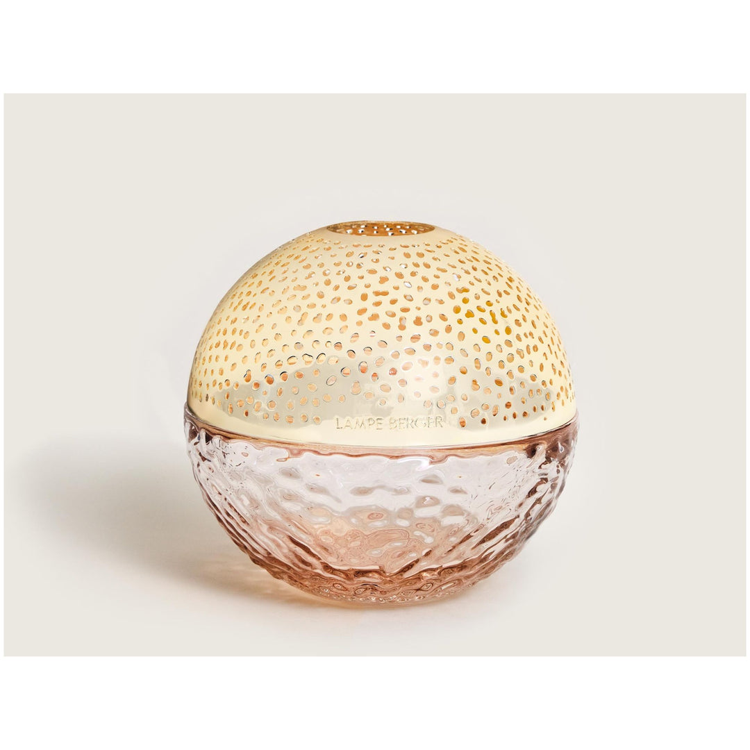 Lampe Berger - Gravity Lamp - Beige with Gold Crown