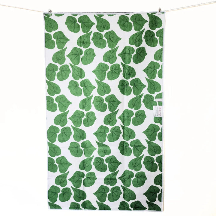 Lemons Dual Sided Tea Towel Ultra Absorbent and Eco-Friendly