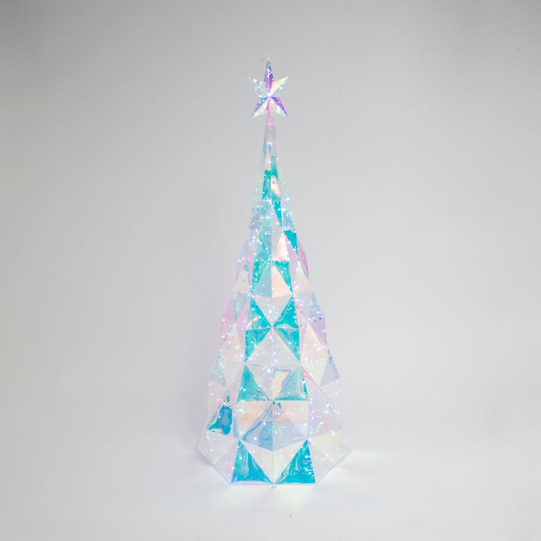 Lighted Holographic Holiday Tree