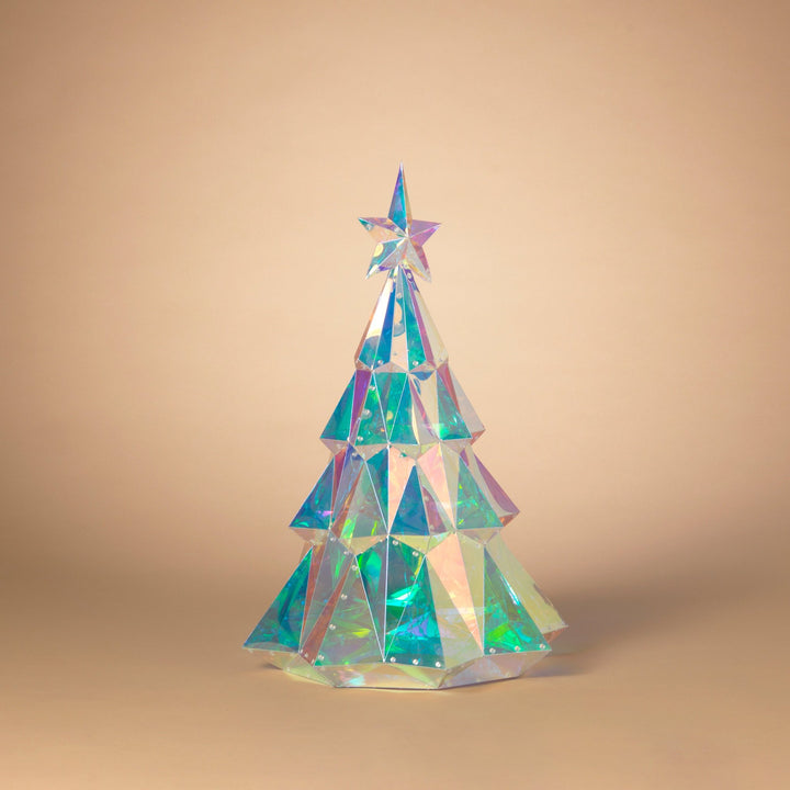 Lighted-Multicoloured-Holographic-Tree