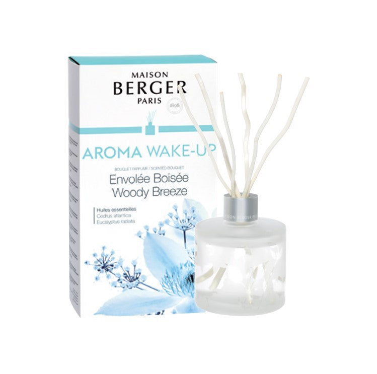 Maison Berger Cube Reed Diffuser Wake-up - Woody Breeze 180ml