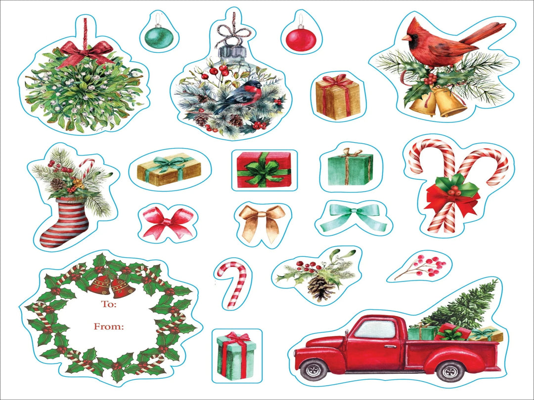 Merry and Bright Christmas Sticker Book