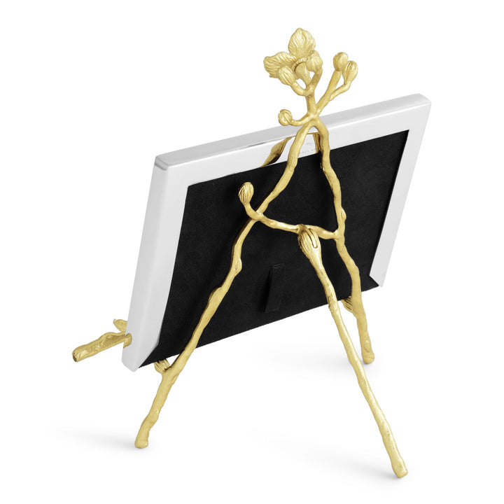 Michael Aram Orchid Easel Picture Frame - White Enamel