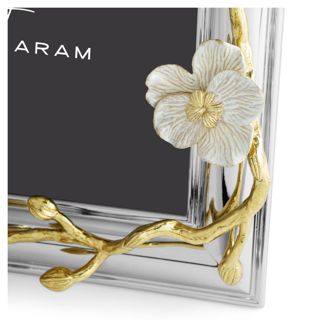 Michael Aram Orchid Picture Frame - White Enamel