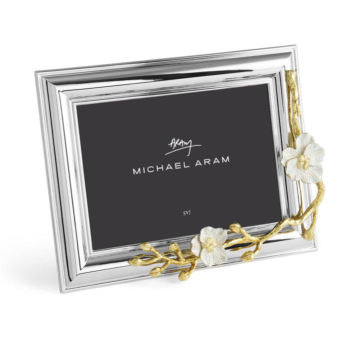 Michael Aram Orchid Picture Frame - White Enamel
