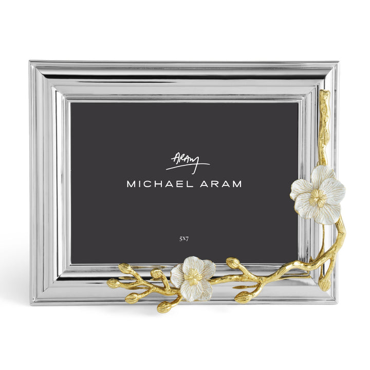 Michael Aram Orchid Picture Frame - White Enamel