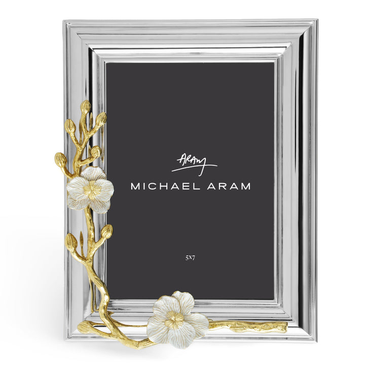 Michael Aram Orchid Picture Frame - White Enamel