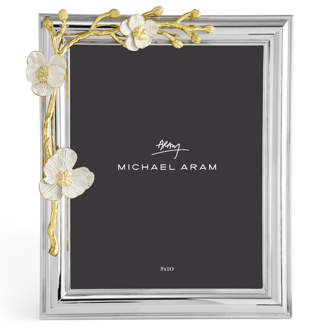 Michael Aram Orchid Picture Frame - White Enamel