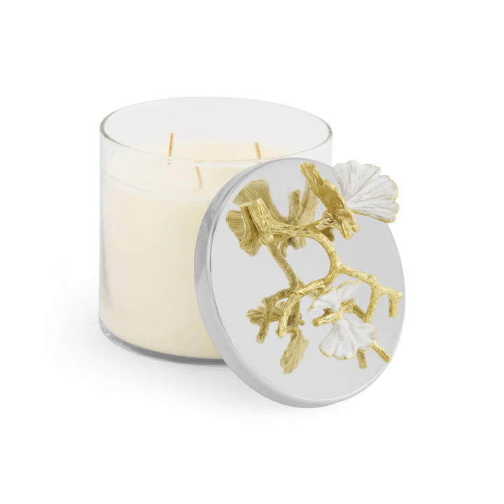 Michael Aram Butterfly Gingko Gold Candle