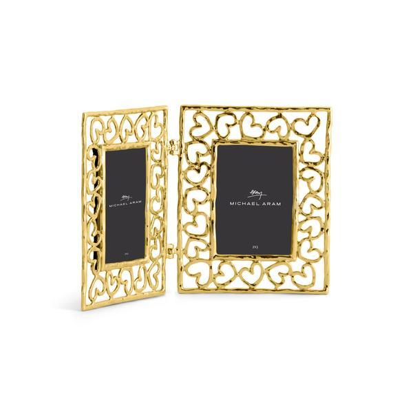 Michael Aram Heart Frame Collection Gold 2x3