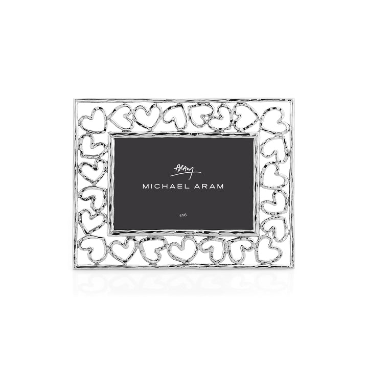 Michael Aram Heart Frame Collection Silver 4x6