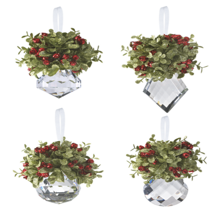 Mistletoe Krystal Ornament