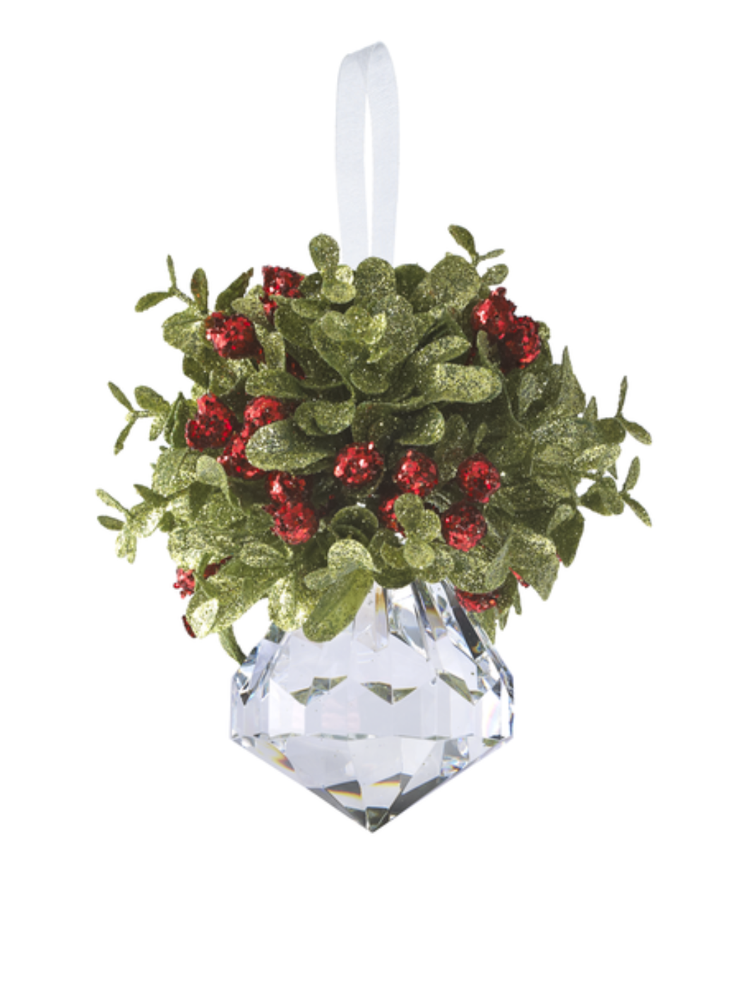 Mistletoe Krystal Ornament-Jewel