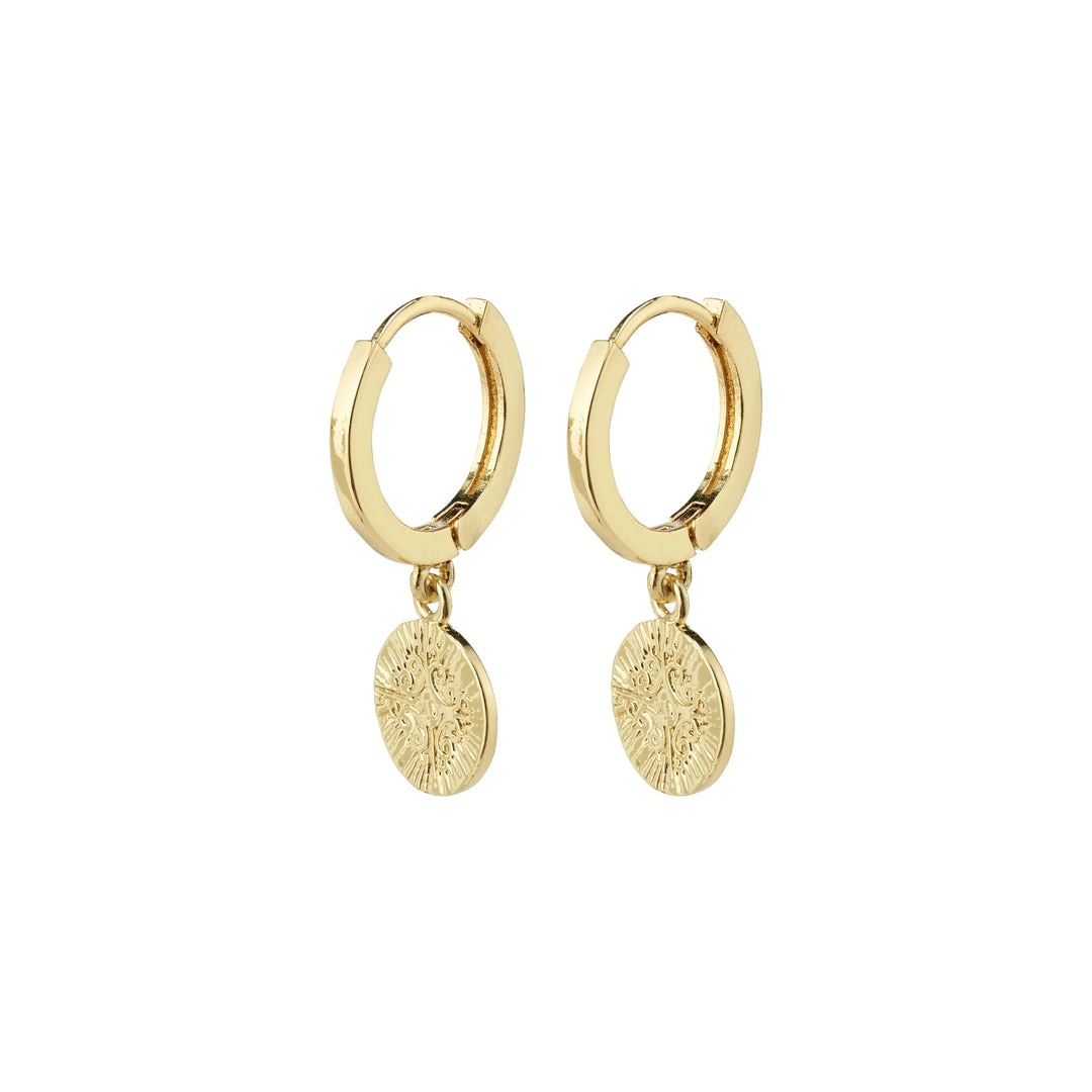 NOMAD Huggie Hoop Earrings Gold