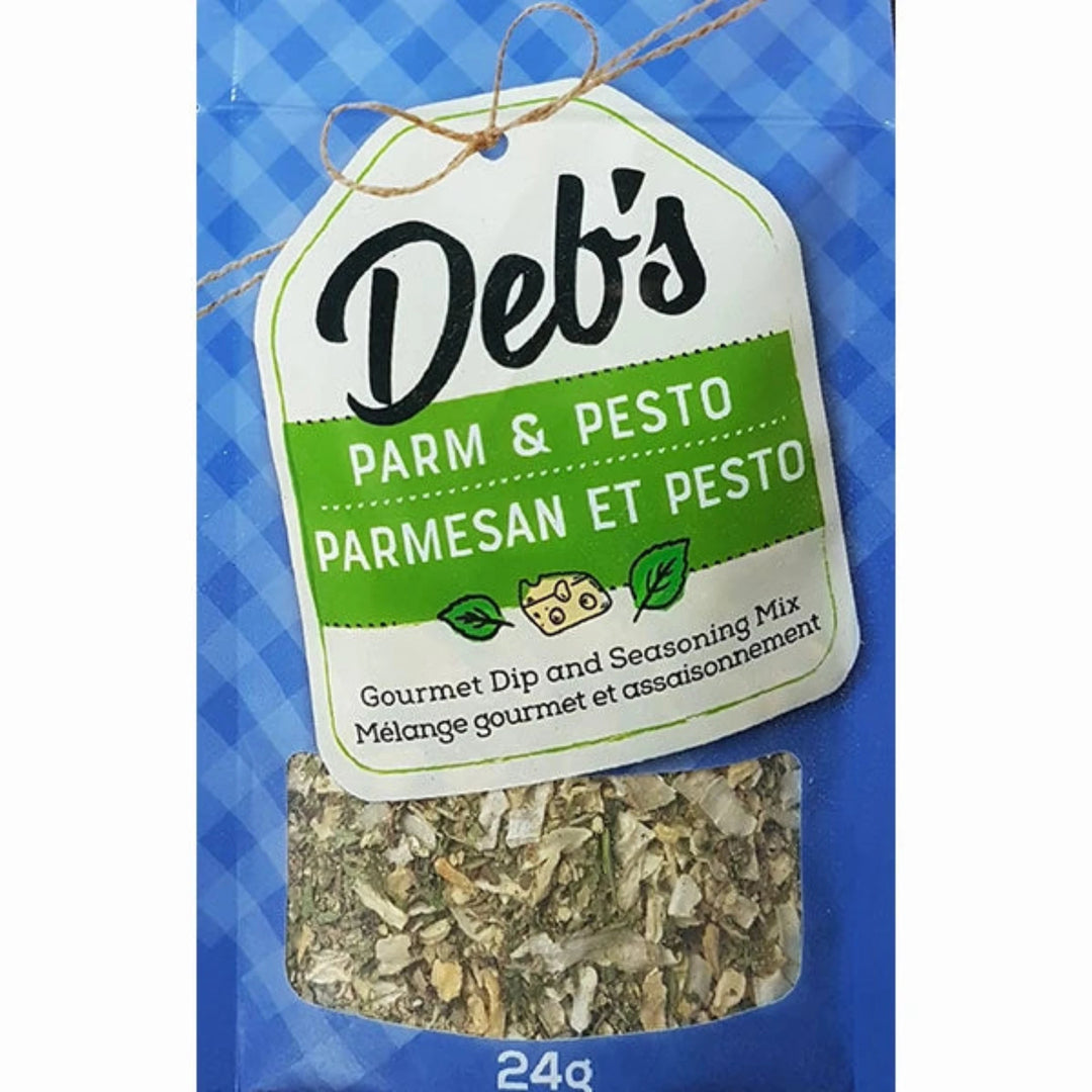 Deb’s Parm and Pesto Gourmet Dip and Seasoning Mix