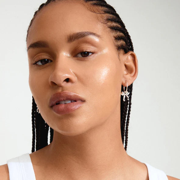 Pilgrim Jewelry CASSIAN Recycled Hoop Earrings Silver Plated