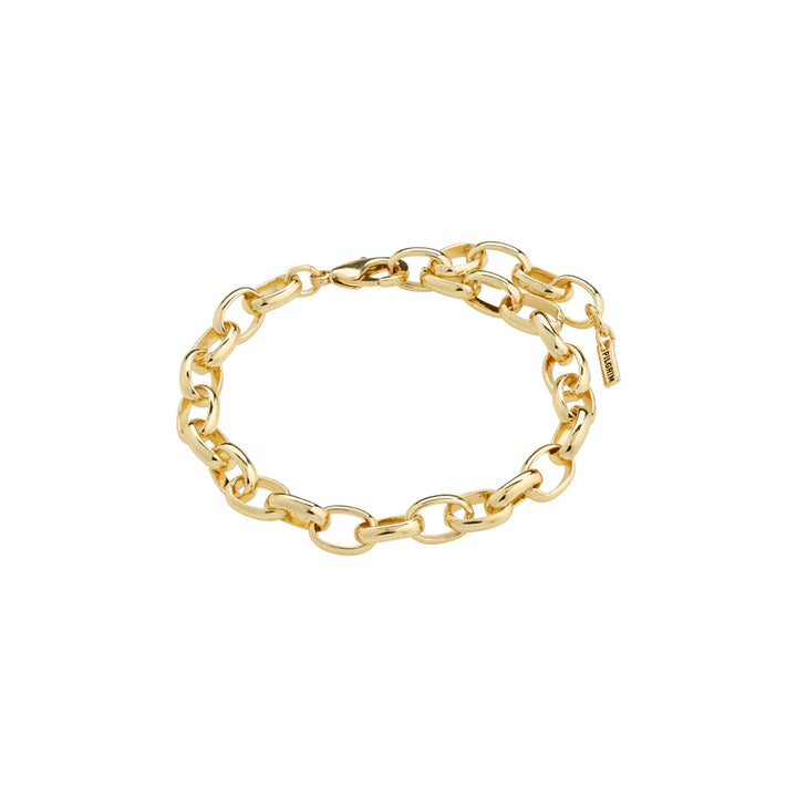Pilgrim Jewelry CHARM Recycled Cable Bracelet Gold Plated