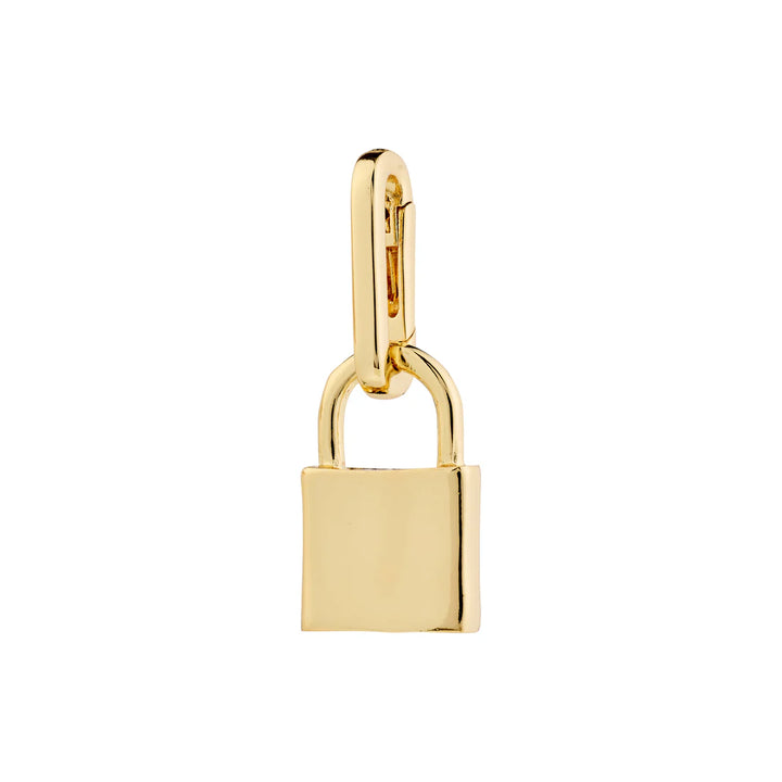 Pilgrim Jewelry CHARM Recycled Padlock Pendant  Gold Plated