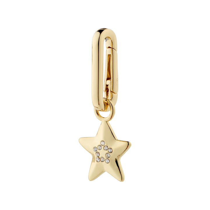 Pilgrim Jewelry CHARM Recycled Star Crystal Pendant  Gold Plated