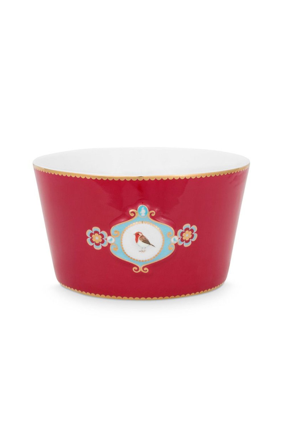 Pip Studio Love Birds Medallion Red Bowl