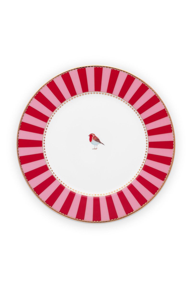 Pip Studio Love Birds Stripes Plate