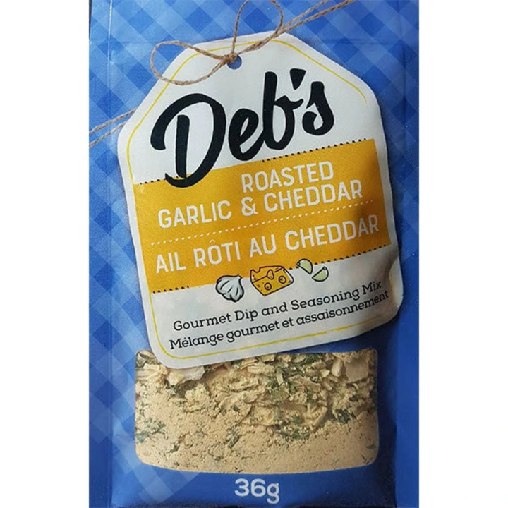 Deb’s Roasted Garlic and Cheddar Gourmet Dip and Seasoning Mix