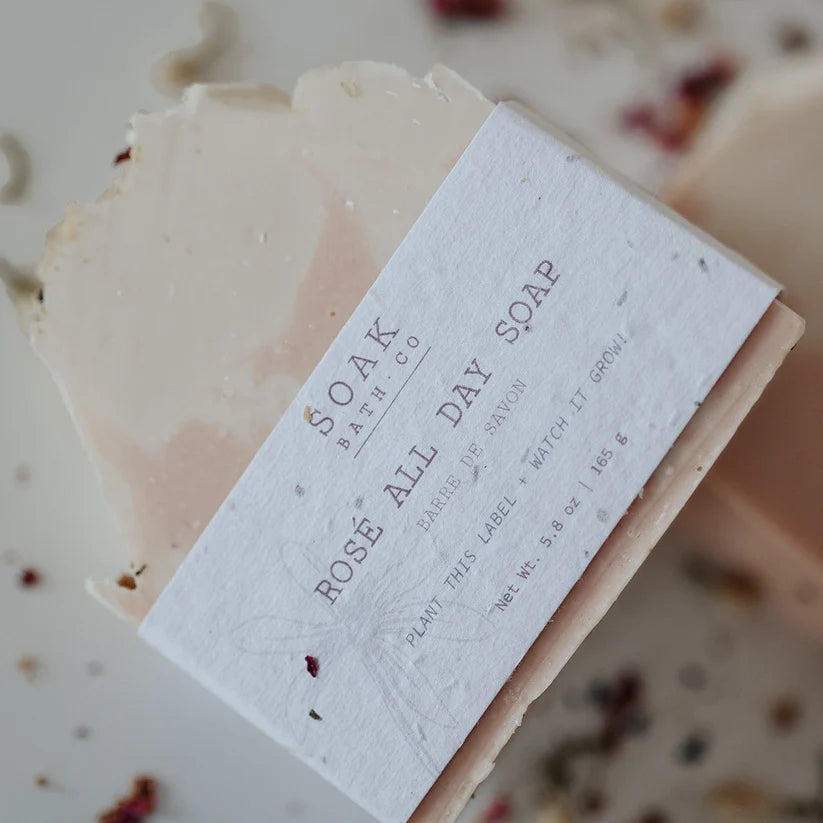 Rose All Day Soap Bar by SOAK Bath Co