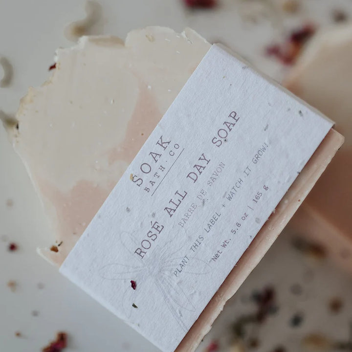 Rose All Day Soap Bar by SOAK Bath Co