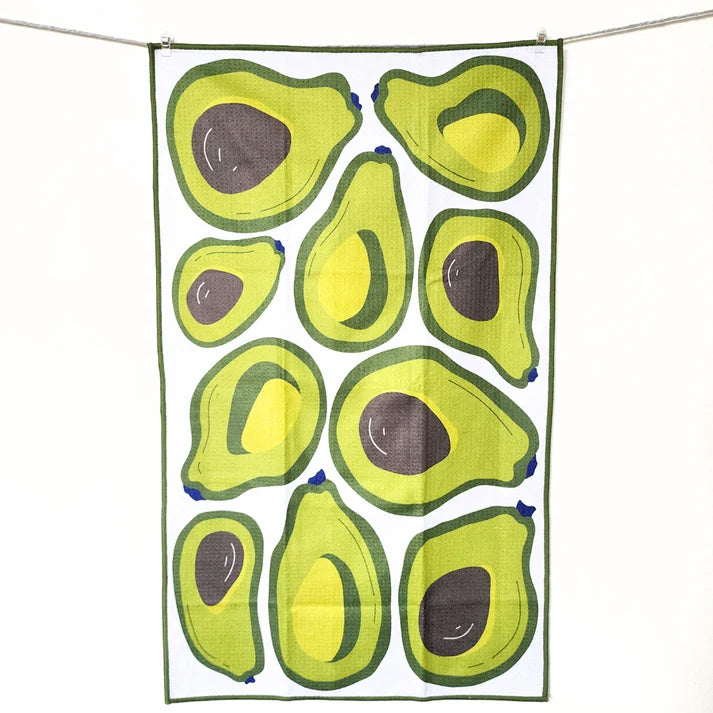 Avocado Dual Sided Tea Towel